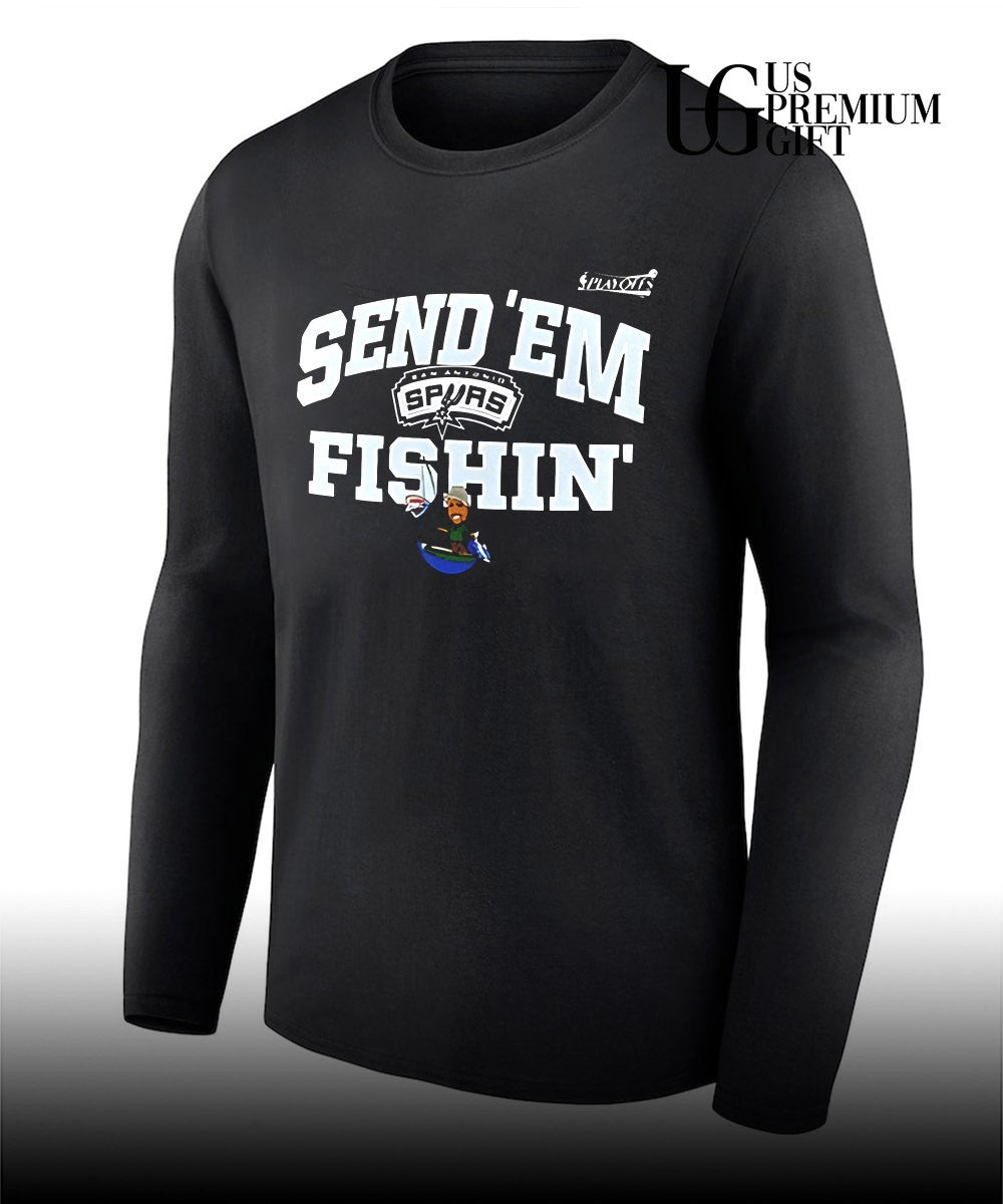 Send ‘Em Fishin San Antonio Spurs NBA Playoffs 2026 shirt