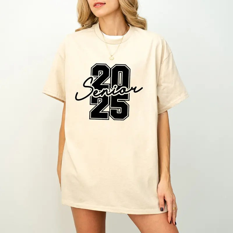 Senior 2025 Shirt, Senior Class of 2025 Oversized tee, Senior Class Tee, Gift For Senior 2025, Senior Class Of 2025 Group...