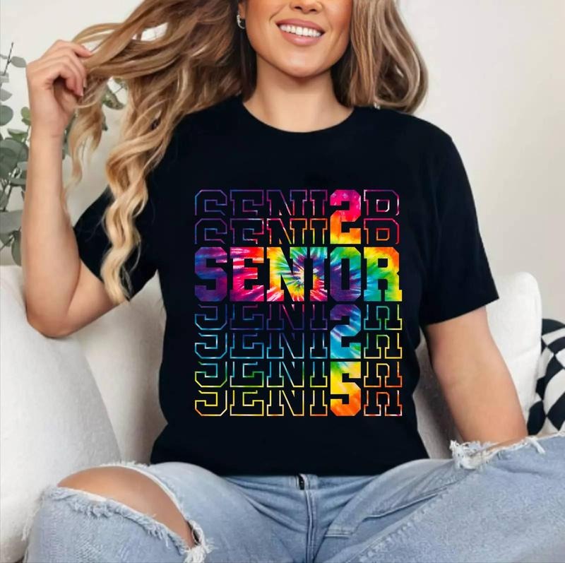 Senior Graduation Gift Class of 2025 Senior 2025 Boys Girls T-Shirt | Unisex Cotton Tee, Short Sleeve, Size S-3XL Hoodie,...