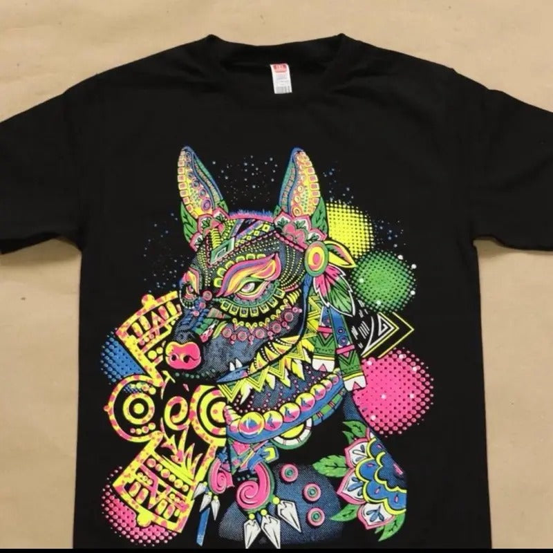 Set of 3 different shirts that glow in dark with NEON LIGHTS. Size small all 3 Hoodie, Sweatshirt | HypeDripTees.com