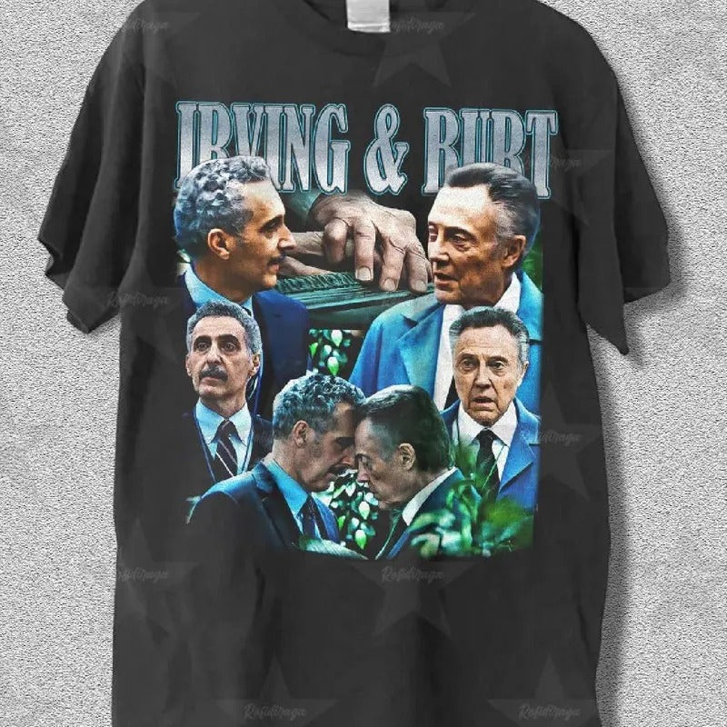 Severance Irving And Burt Shirt, Irving B Vintage Bootleg T-shirt, Lumon Severance TShirt, Vintage Movies Style Bootleg...
