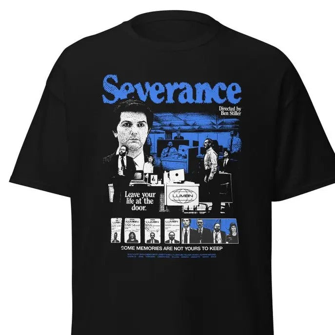 Severance TV Show Graphic Tee | Lumon Industries Fan Shirt | Retro Thriller Sci-Fi T-Shirt Hoodie, Sweatshirt