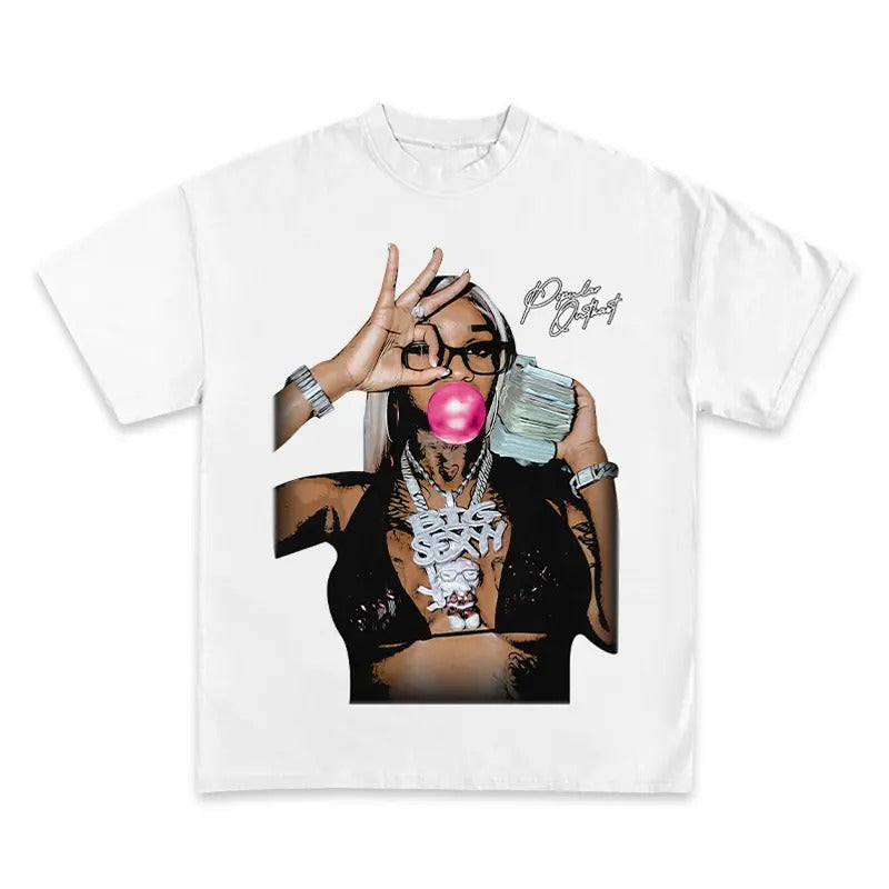 Sexy Redd Blow Balloon T-Shirt - Playful Graphic Design Hoodie, Sweatshirt | HypeDripTees.com