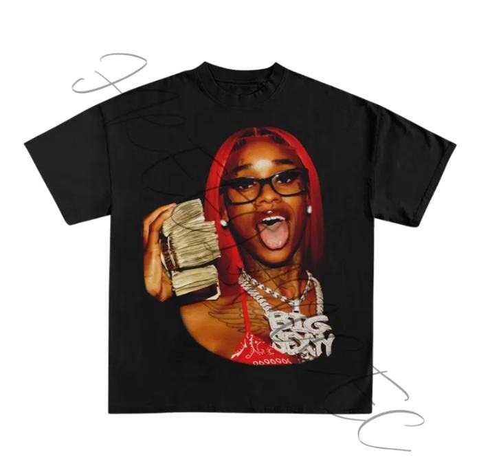 Sexyy Red shirt Red 4 President Rapper shirt concert tee Hoodie, Sweatshirt | HypeDripTees.com