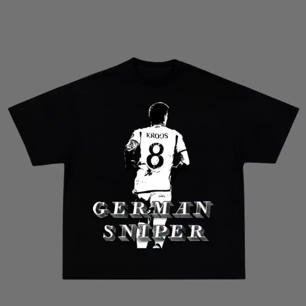 Shadow Series Kroos Sniper T-Shirt, Kroos Vintage Tee, Unisex Soccer Shirt, Graphic Tees, Menswear Womenswear Streetwear...