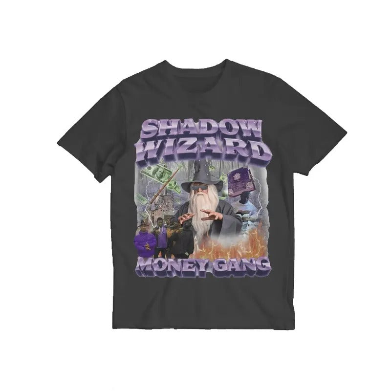 Shadow Wizard Money Gang Shirt, Viral Meme Shirt Menswear Top Hoodie, Sweatshirt | HypeDripTees.com