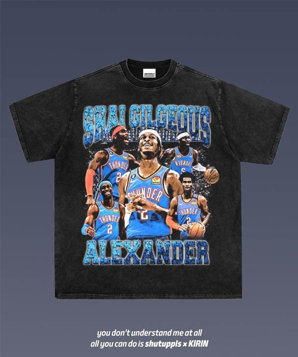 Shai Gilgeous-Alexander 1.8 TEE | VINTAGE TEE GRAPHIC T-SHIRT SWEATSHIRT HOODIE | SPORT TEE