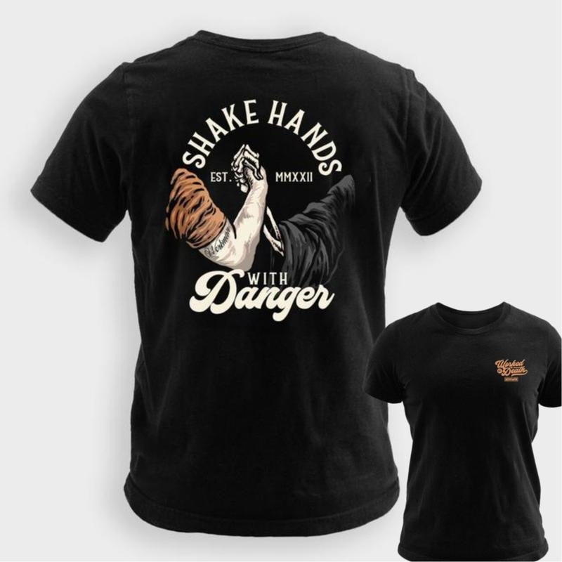 Shake Hands With Danger - T-Shirt DRG wompwompmrcomershirt Hoodie, Sweatshirt | HypeDripTees.com