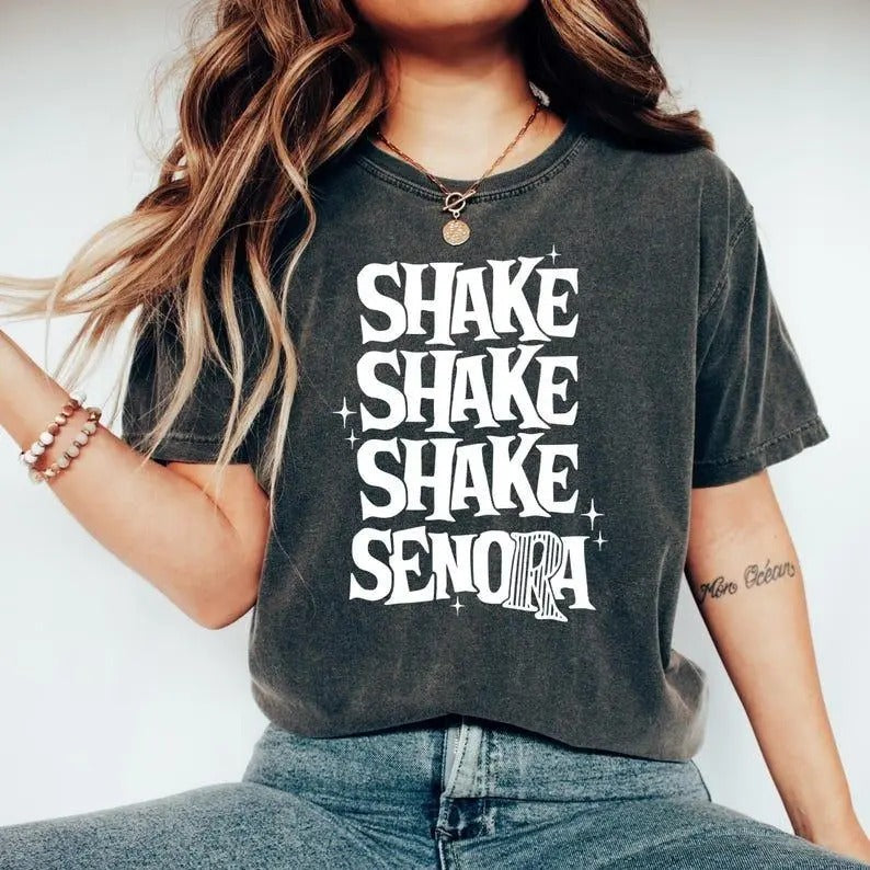Shake Shake Shake Seño..ra Shirt, Halloween Shirt, Comfort Colors, Tee | Sweatshirt | Hoodie Top Womanswear