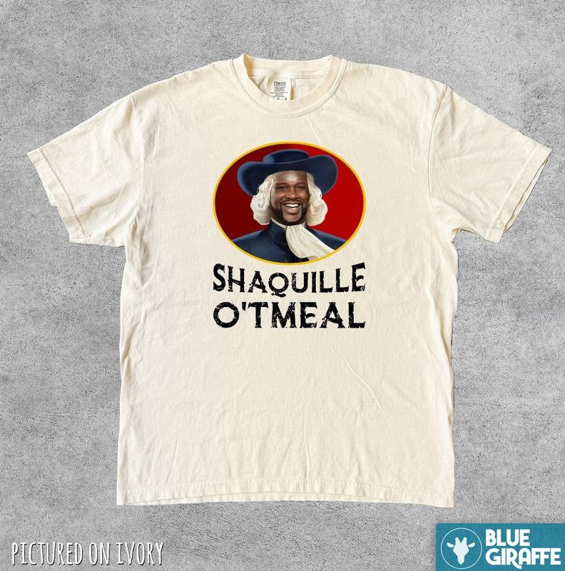 Shaquille O'tmeal Shirt, Funny Comfort Colors T-Shirt Menswear Top Hoodie, Sweatshirt | HypeDripTees.com