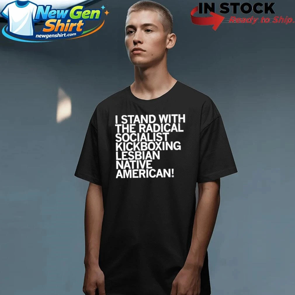 Sharice Radical Kickboxing Lesbian Native American Shirt