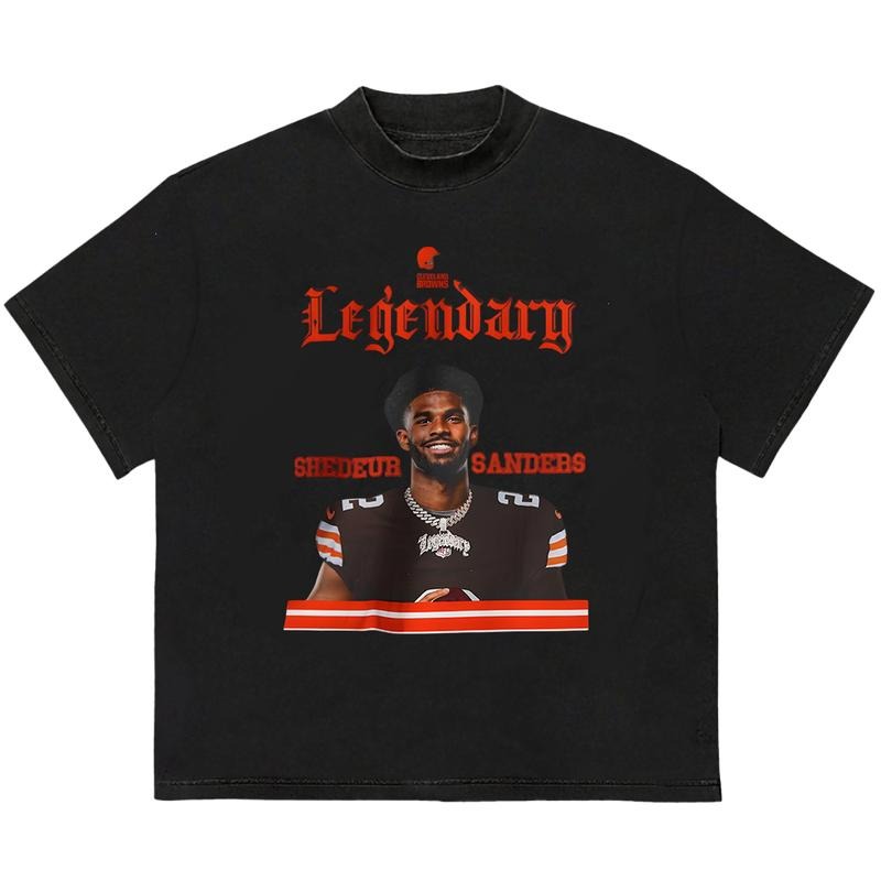 Shedeur Sanders Cleveland Browns T-Shirt Lightweight, Soft, and Stylish Hoodie, Sweatshirt | HypeDripTees.com