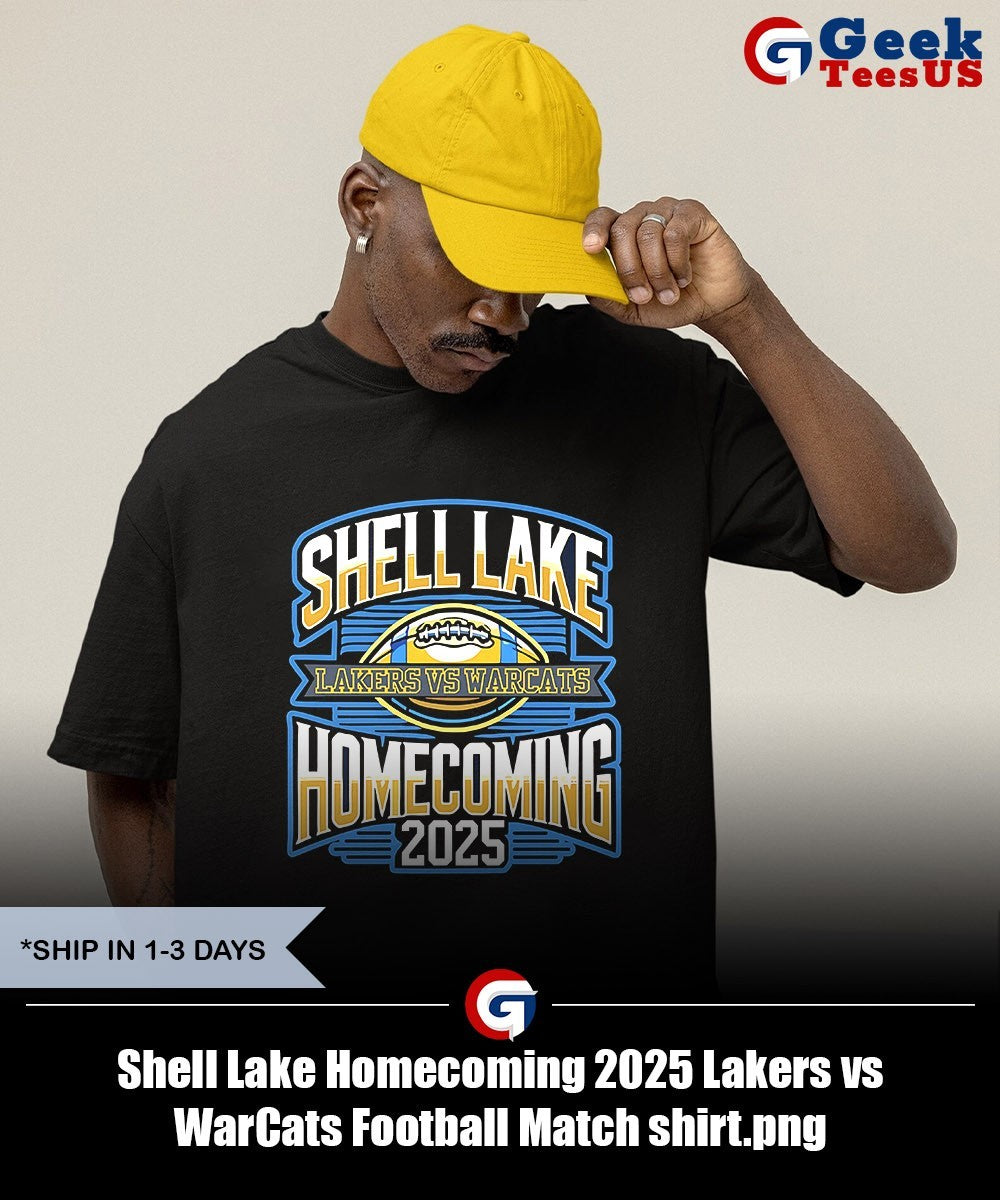 Shell Lake Homecoming 2025 Lakers vs WarCats Football Match shirt