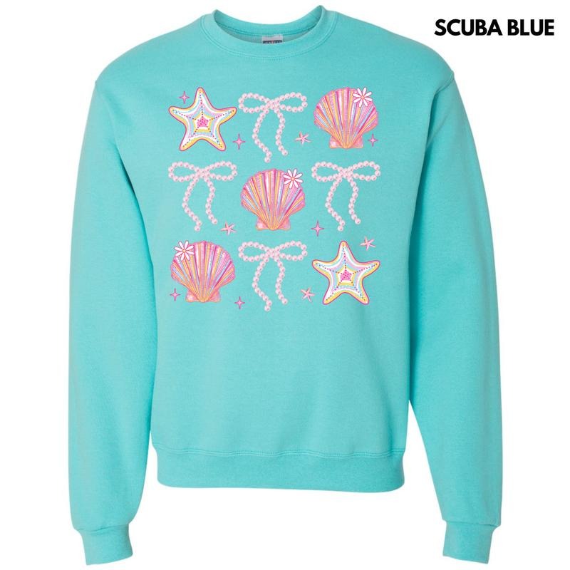 Shells & Stars Bow Collage Sweatshirt 'NLB' T-Shirts, Hoodie | HypeDripTees.com