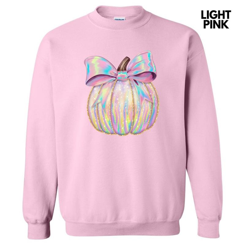 Shimmer Rainbow Pumpkin Sweatshirt 'NLB' T-Shirts, Hoodie | HypeDripTees.com