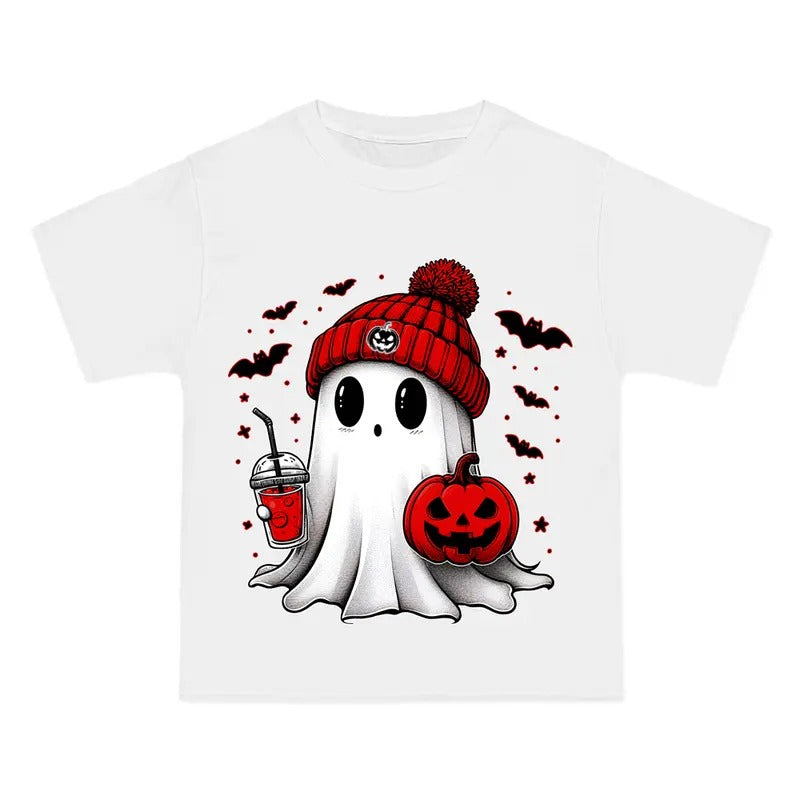 Shirt Featuring a Halloween Ghost Design Hoodie, Sweatshirt | HypeDripTees.com