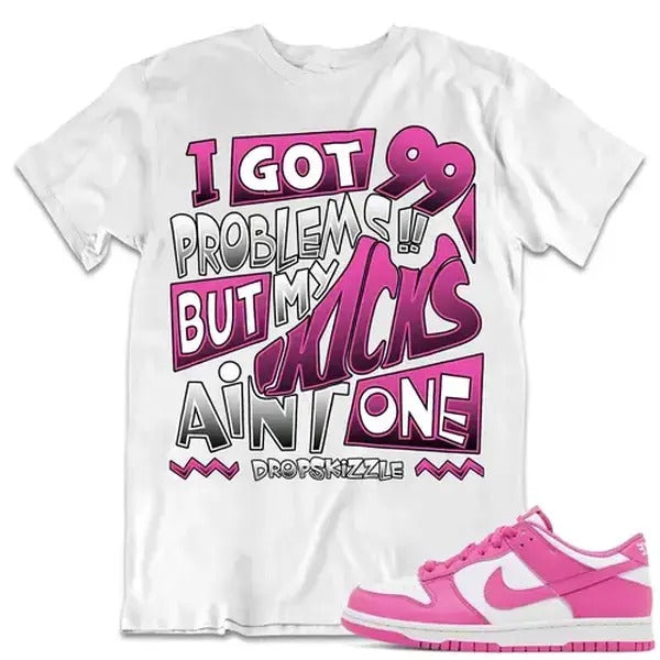 Shirt to Dunk Low Active Fuchsia Sneaker dropSkizzle
