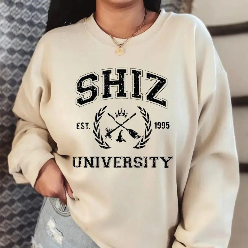 Shiz University Sweatshirt & Shirt, Movie Lover Gift, Shiz Sweatshirt, Movie Lover Shirt, Musical Movie...
