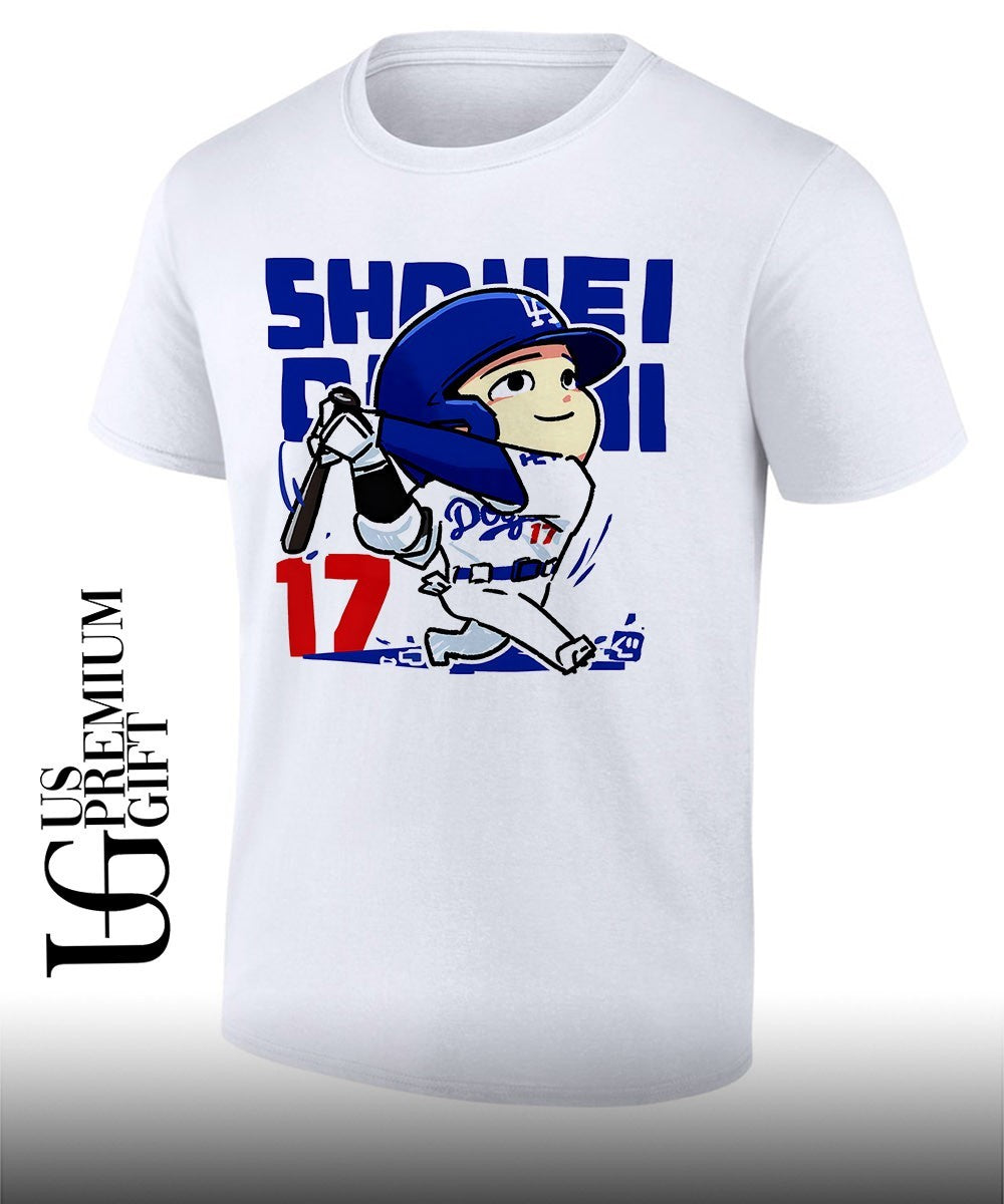 Shohei Ohtani Los Angeles Dodgers Major League Baseball cartoon shirt