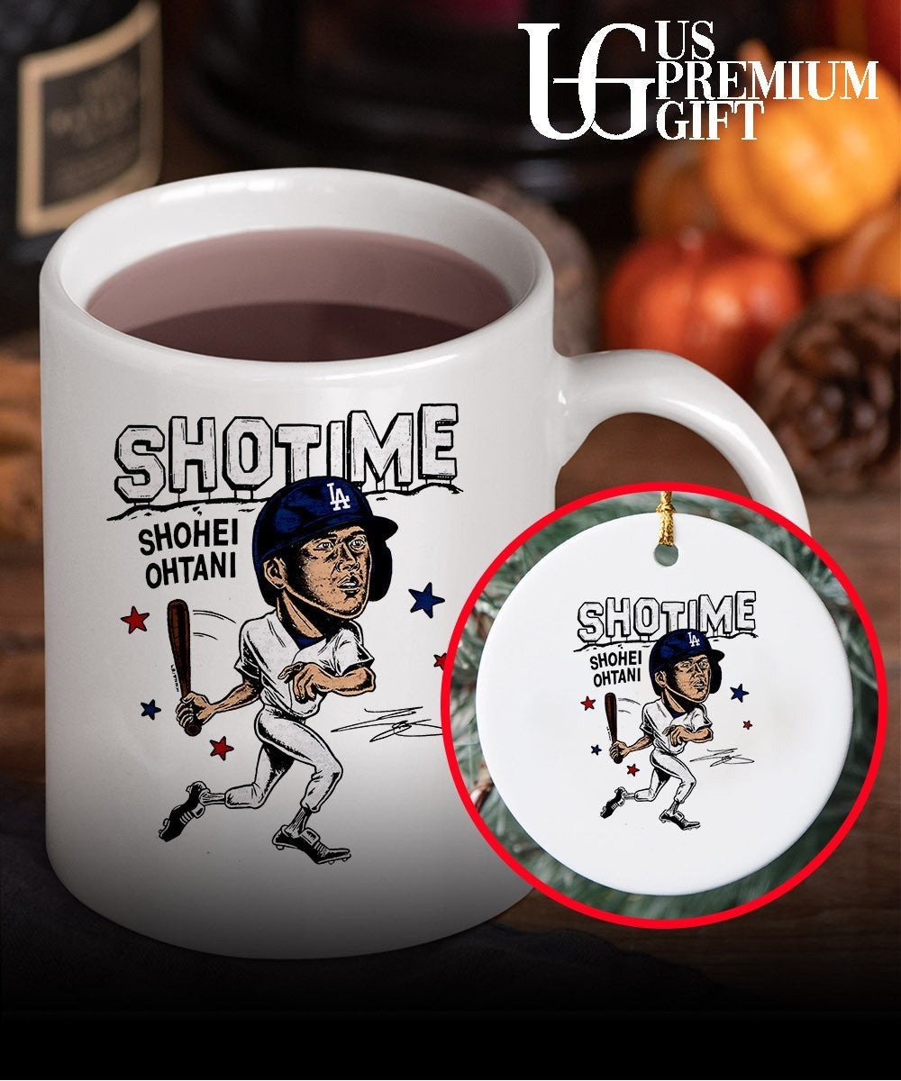 Shohei Ohtani Los Angeles Dodgers Shotime caricature shirt