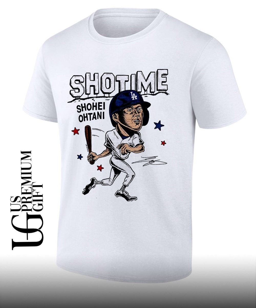 Shohei Ohtani Los Angeles Dodgers Shotime caricature shirt