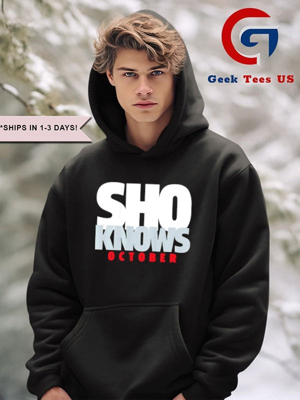 Shohei Ohtani Sho Knows October Los Angeles Dodgers baseball shirt