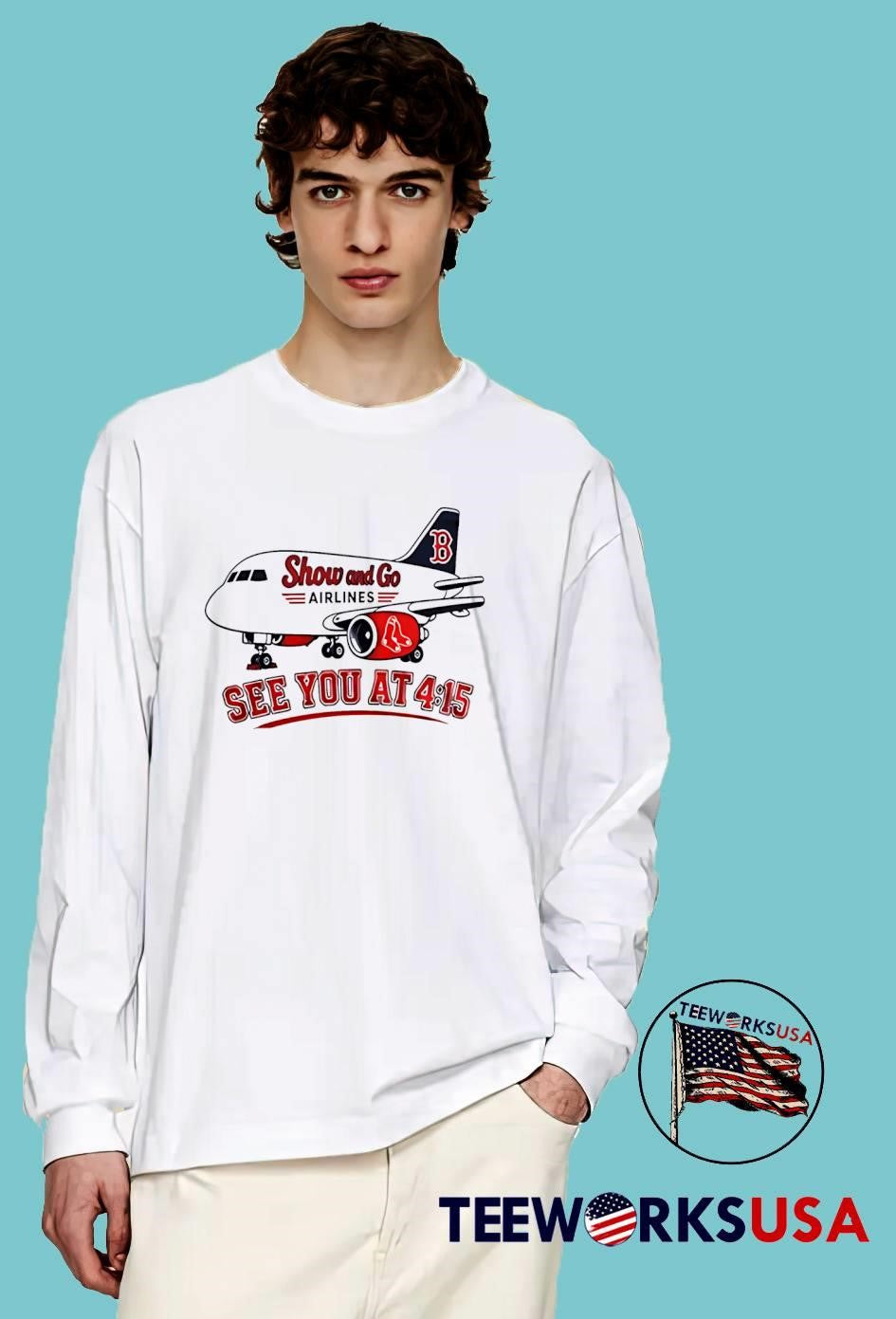 Show and Go Airlines Boston Red Sox Shirt