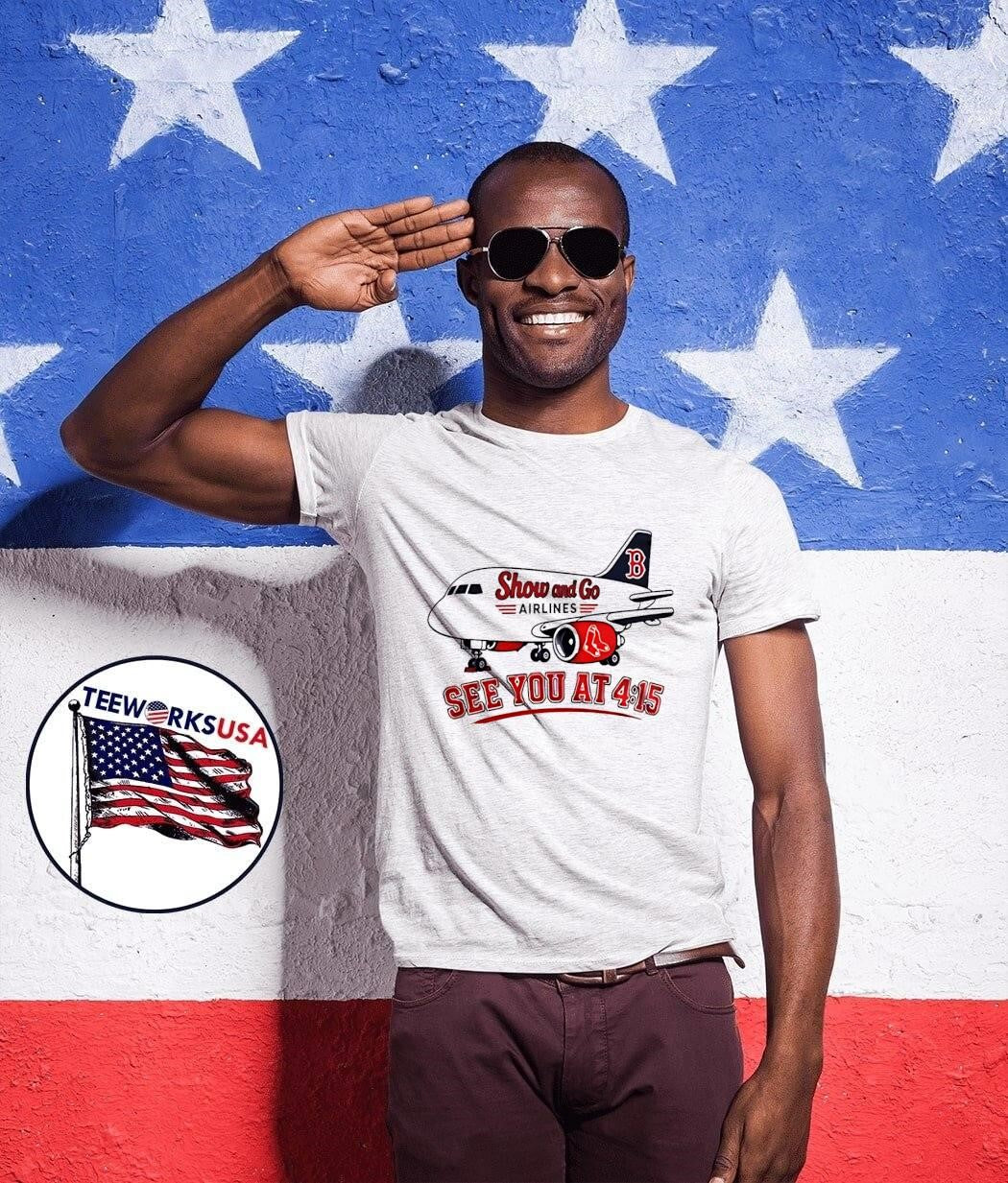 Show and Go Airlines Boston Red Sox Shirt