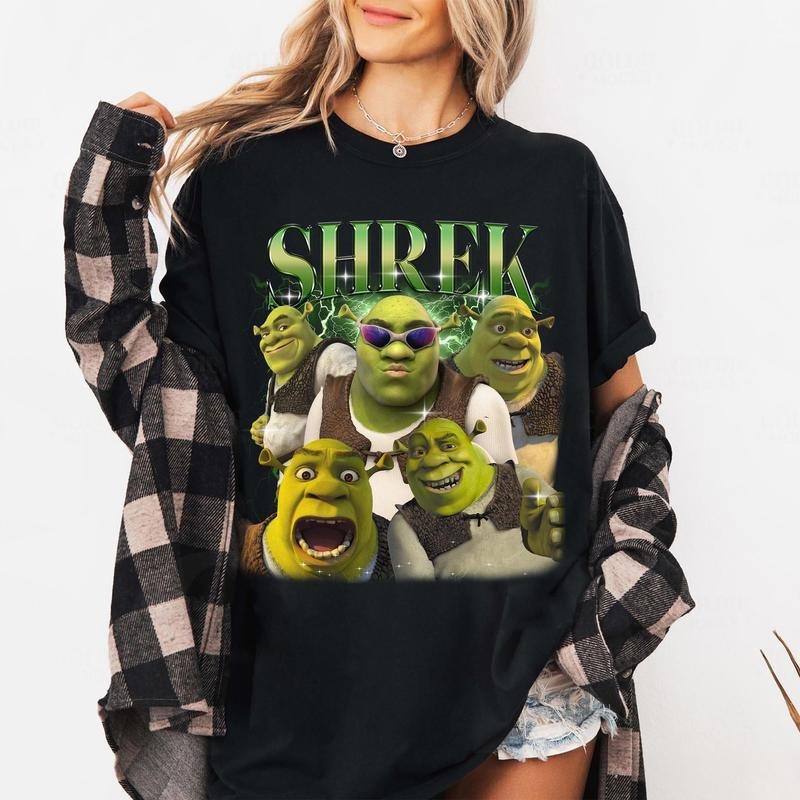 Shrek Shirt, Funny Movie Graphic Tee, Retro Shrek T-Shirt, Oversized Unisex Shirt Hoodie, Sweatshirt | HypeDripTees.com