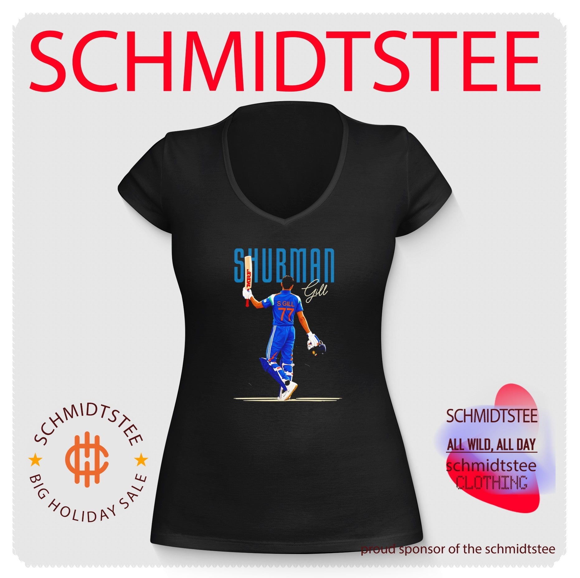 Shubman Gill Indian Cricket signature shirt