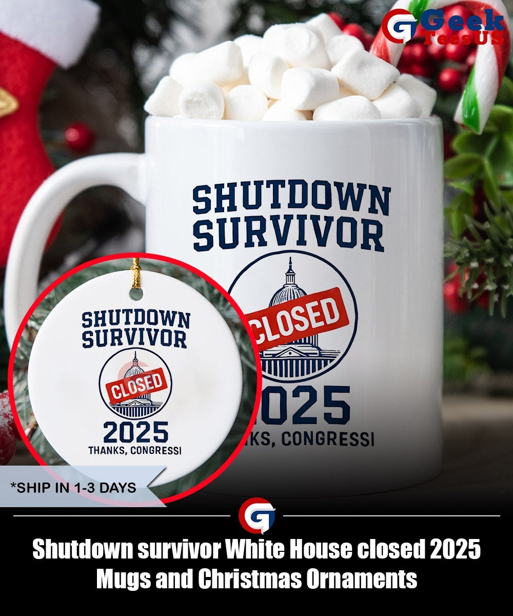 Shutdown survivor White House closed 2025 shirt