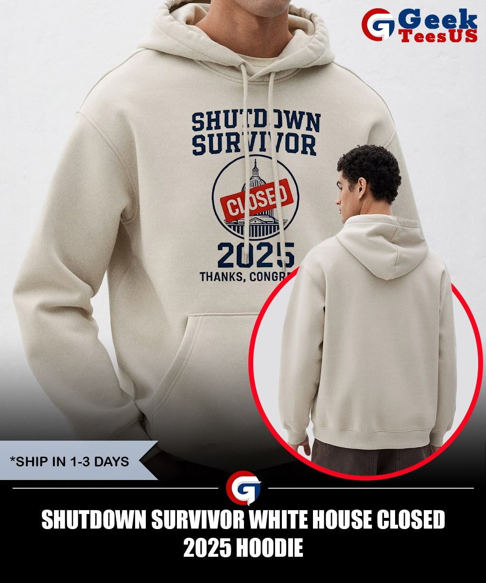 Shutdown survivor White House closed 2025 shirt
