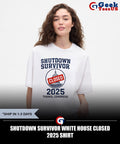 Shutdown survivor White House closed 2025 shirt