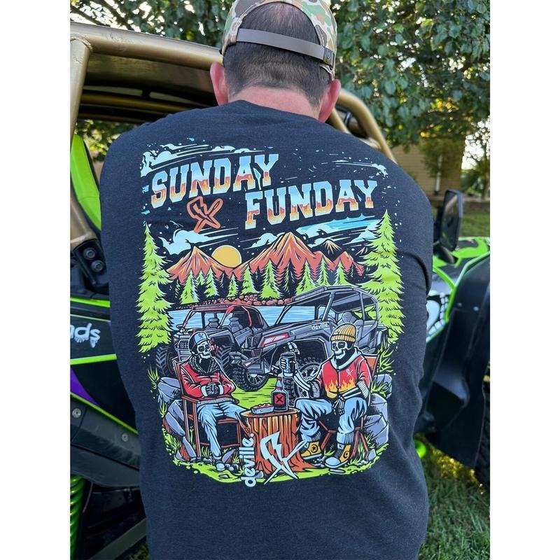 Side by Side UTV Sunday Funday tee shirt Polaris can-am rzr x3 ranger sceneclothing Hoodie, Sweatshirt | HypeDripTees.com