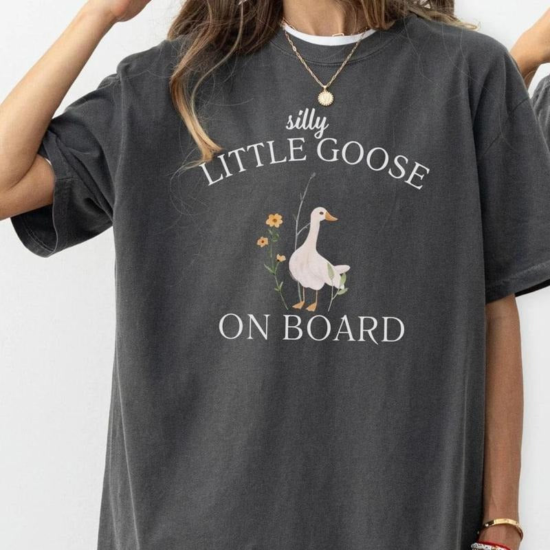 Silly Goose Pregnancy Announcement Shirt Funny Goose Bump Pregnant Maternity First Time Mom New Mom Shirt T-Shirts, Hoodie, Sweatshirt