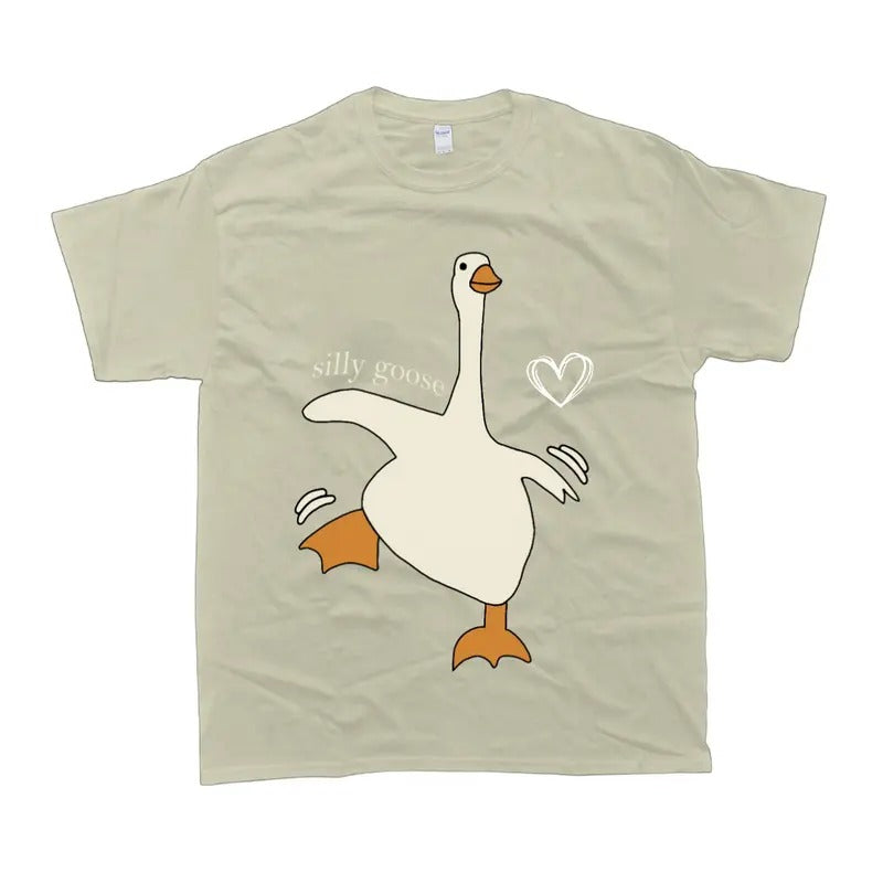 Silly Goose Tshirt, Cute Duck Graphic Tshirt, Nursing Student Shirt, unisex shirt, movie fan gift, gift for her, gift for...