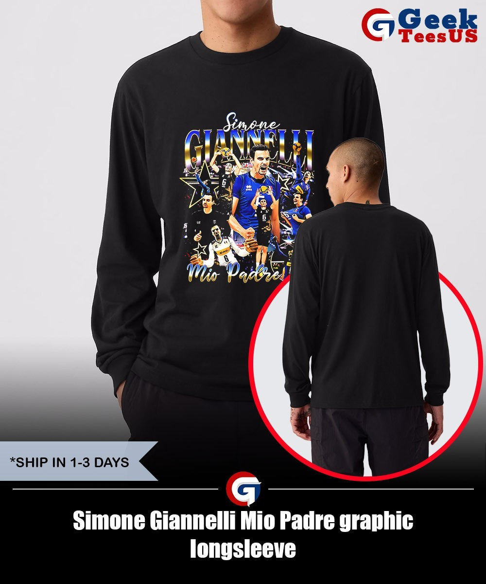 Simone Giannelli Mio Padre graphic shirt