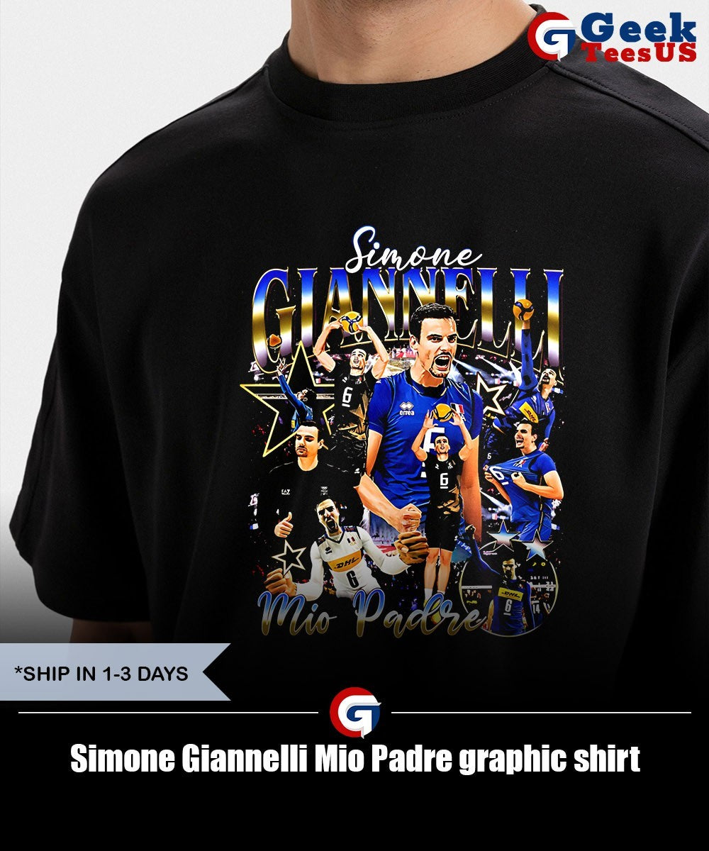 Simone Giannelli Mio Padre graphic shirt