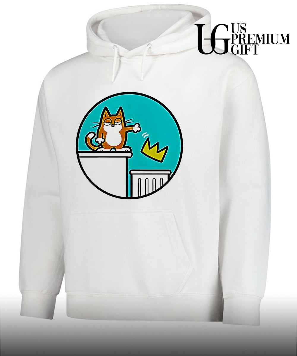 Simons cat throw away the crown no kings shirt