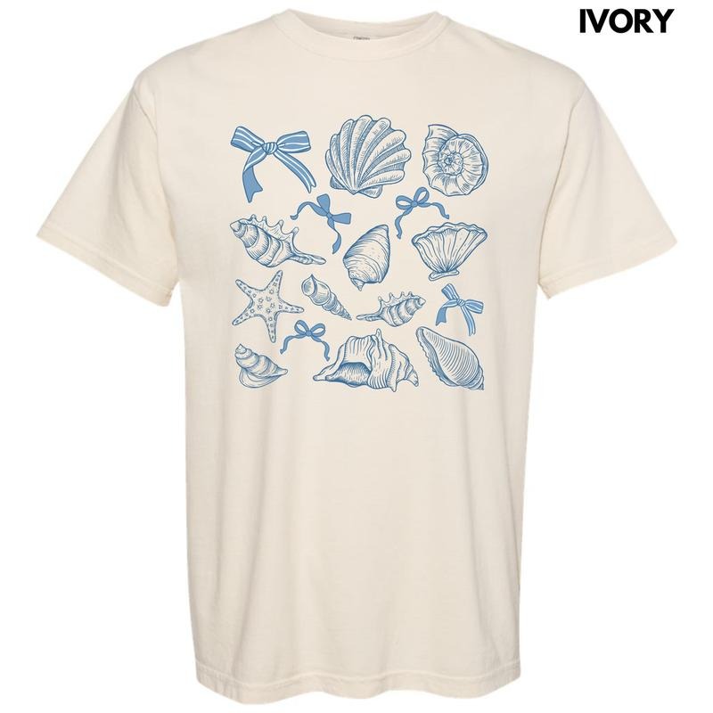 Simple Seashells Comfort Colors T-Shirt 'NLB' Hoodie, Sweatshirt | HypeDripTees.com
