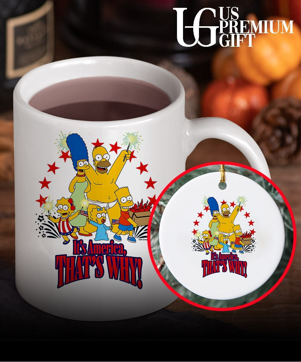 Simpsons family it’s America that’s why shirt