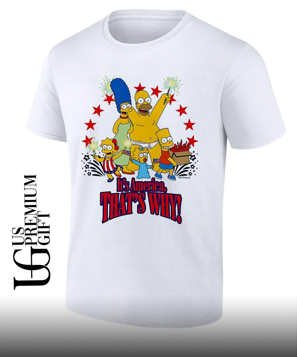 Simpsons family it’s America that’s why shirt