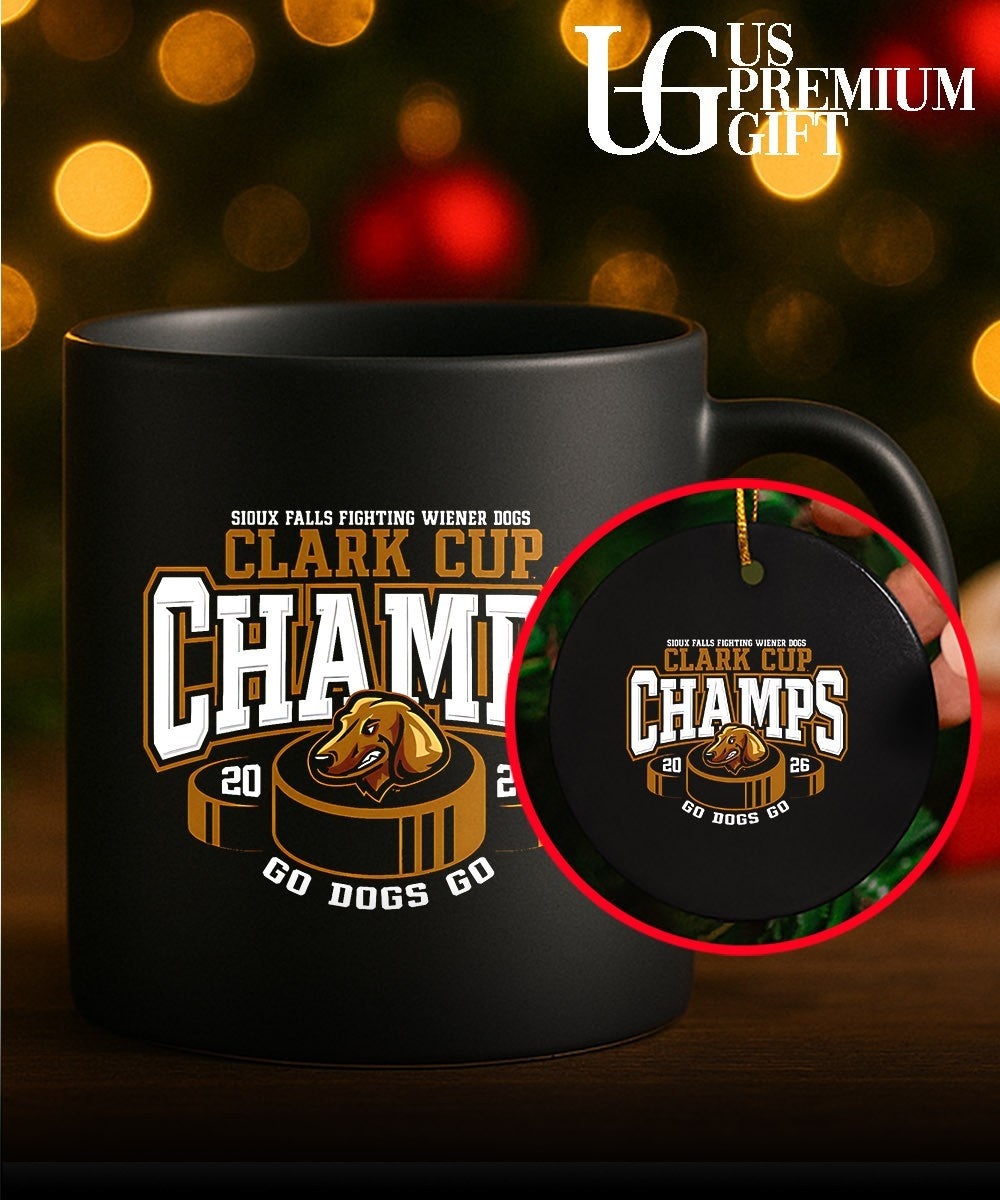 Sioux Falls Fighting Wiener Dogs Clark Cup Champions 2026 Go Dogs Go shirt