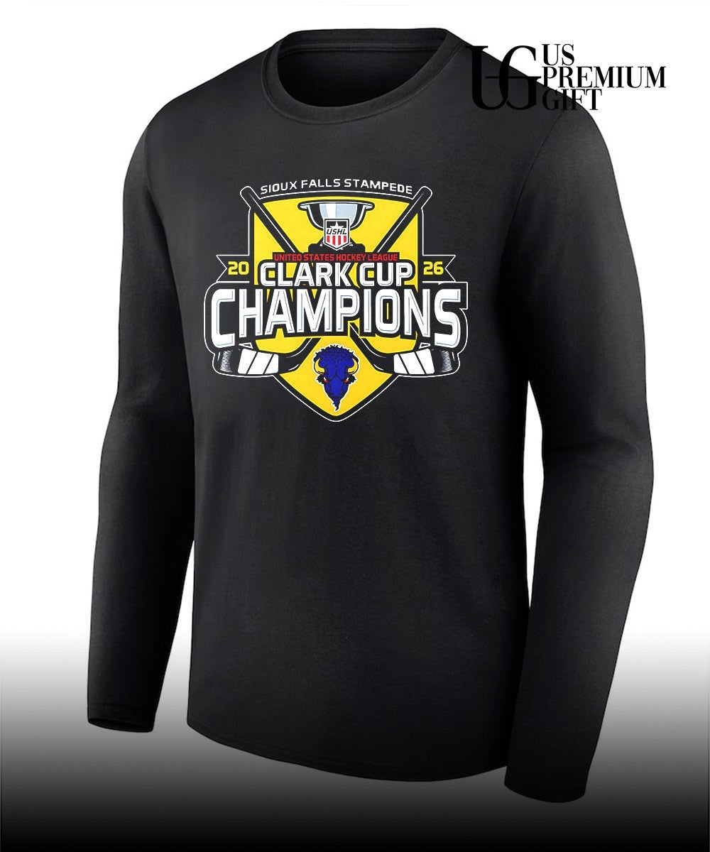 Sioux Falls Stampede Clark Cup Champions 2026 shirt