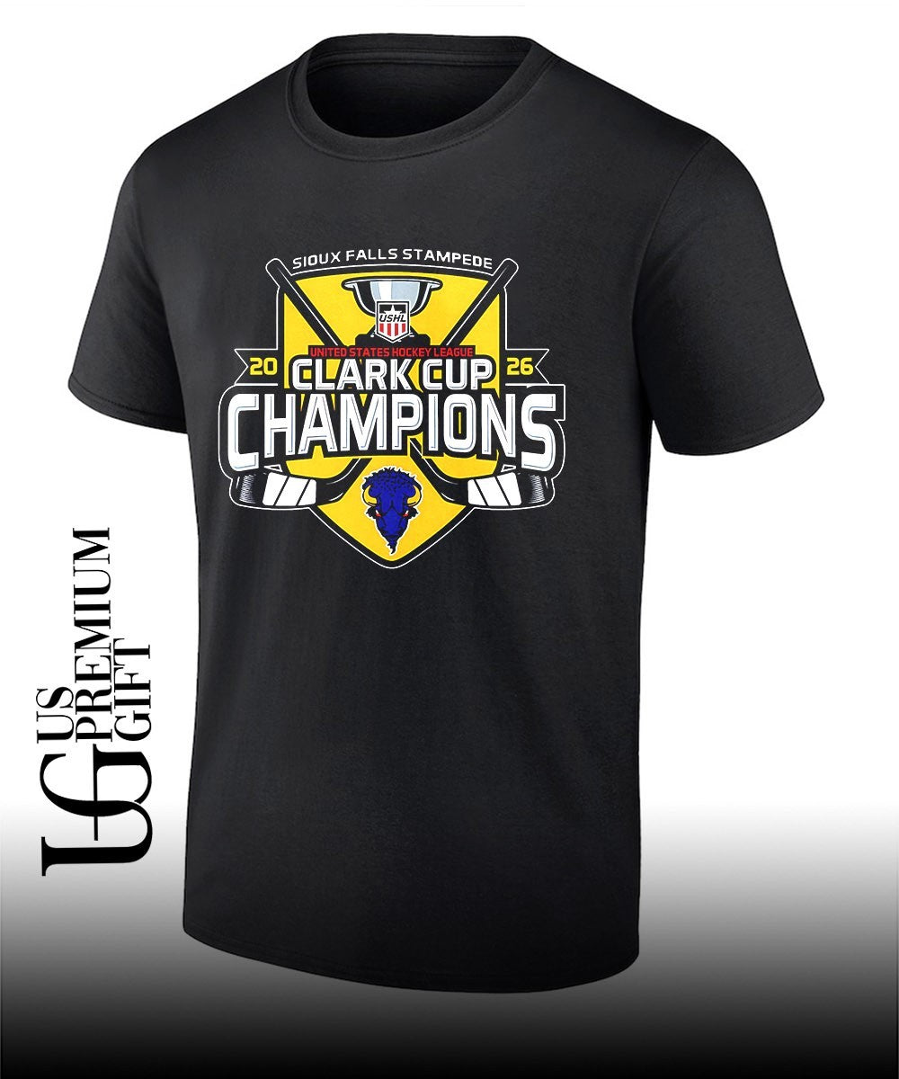 Sioux Falls Stampede Clark Cup Champions 2026 shirt