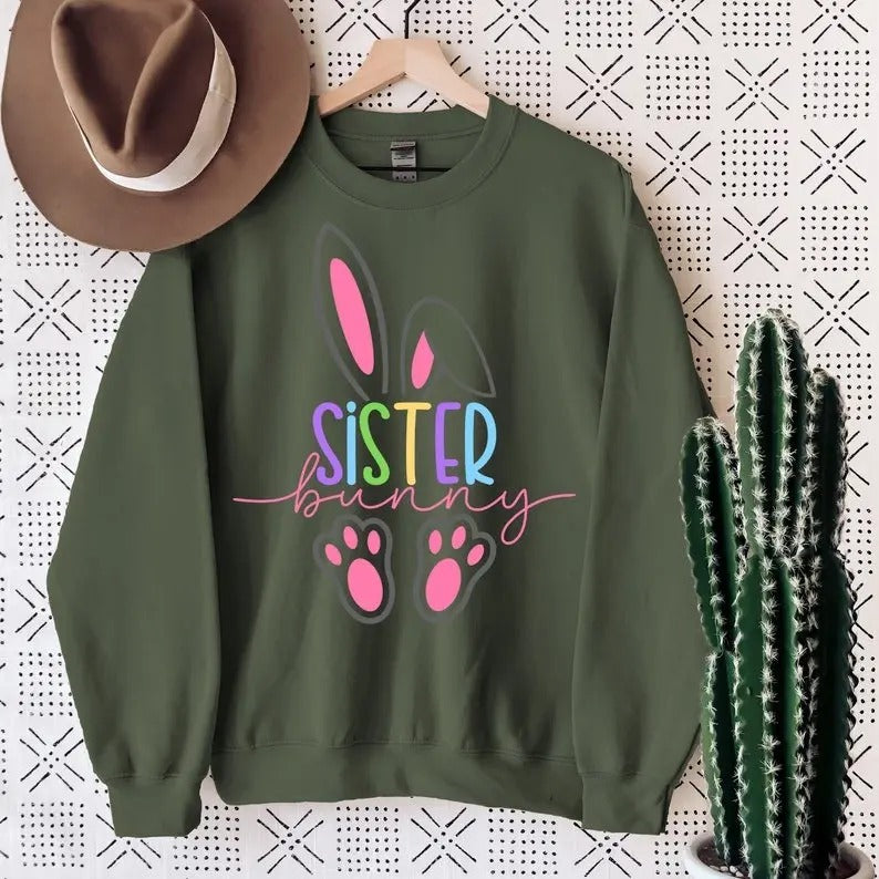 Sister Bunny Easter Sis Bunny T-Shirts, Hoodie, Sweatshirt