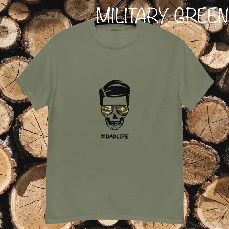 Skeleton Dad T-shirt Military Dad Skull Funny Skull Shirt  sweater and hoodie Sweatshirt | HypeDripTees.com