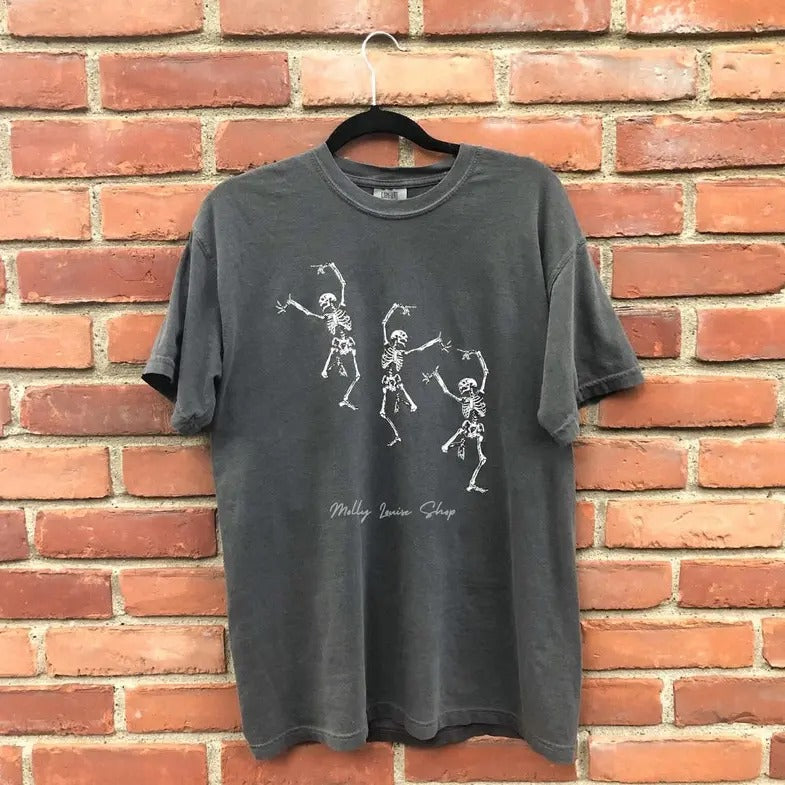 Skeleton Dancing Halloween Tee Shirt Hoodie, Sweatshirt | HypeDripTees.com