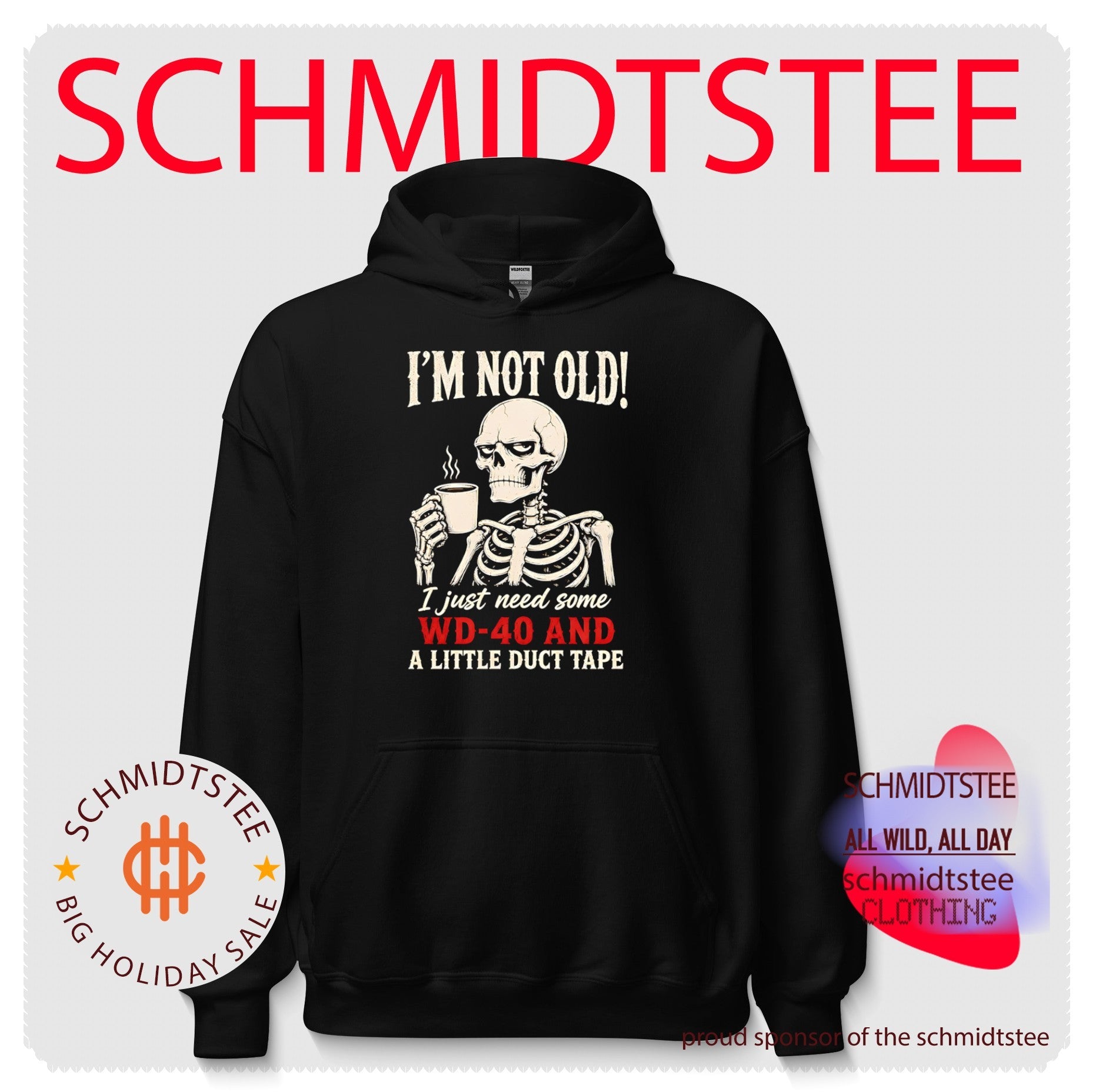 Skeleton I’m Not Old I Just Need Some WD-40 and a Little Duct Tape shirt