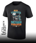 Skull Miami Dolphins old trucker forever shirt